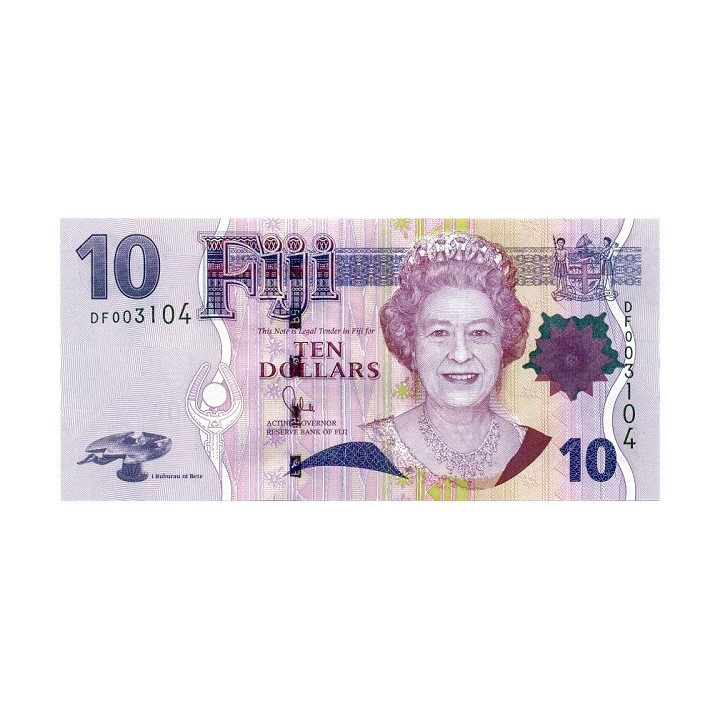 Fiji 10 Dollars ND 2011 P-111b