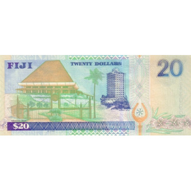 Fiji 20 Dollars ND 2002 P-107