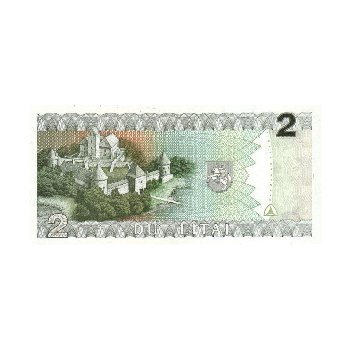 Litauen 2 Litai 1993 P-54