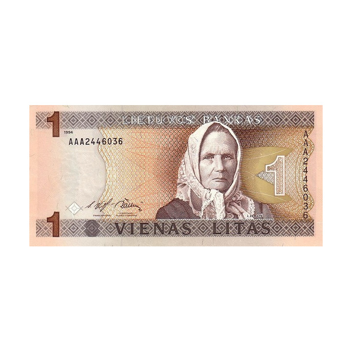 Litauen 1 Litas 1994 P-53