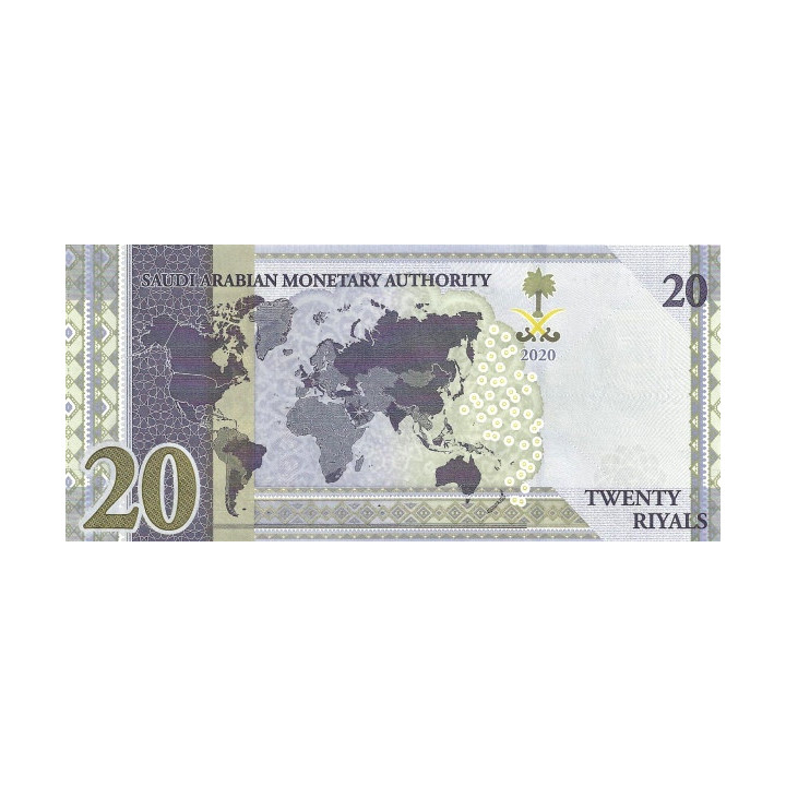 Saudiarabien 20 Riyals 2020 P-new