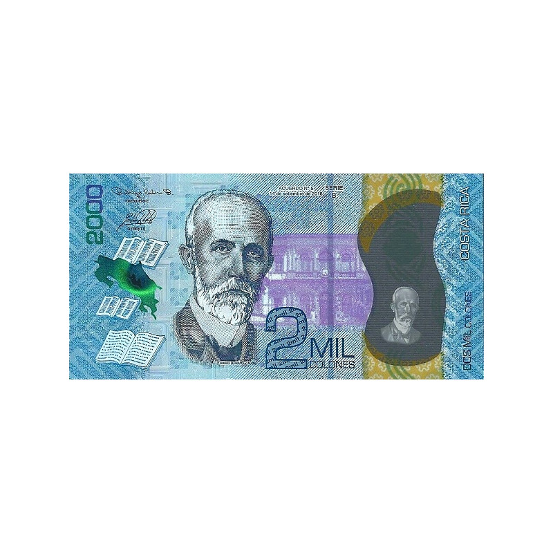 Costa Rica 2000 Colones 2020 P-new