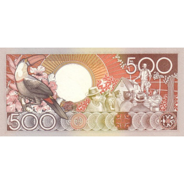 Surinam 500 Gulden 1988 P-135b