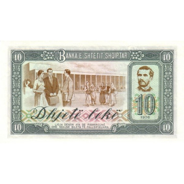 Albanien 10 Leke 1976 P-43