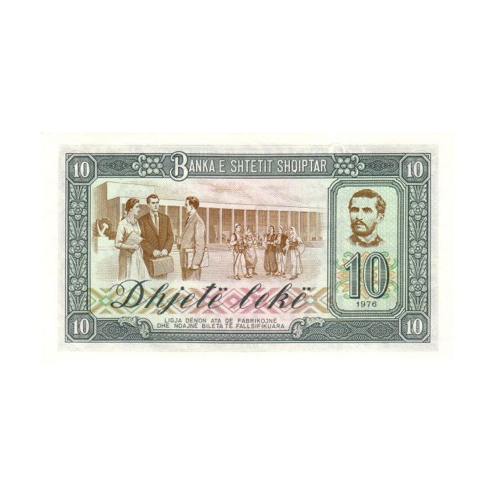Albanien 10 Leke 1976 P-43