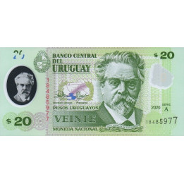 Uruguay 20 Pesos 2020 P-new