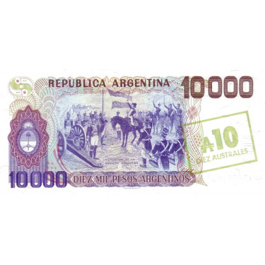 Argentina 10 Australes ND 1985 P-322c