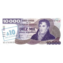 Argentina 10 Australes ND 1985 P-322c