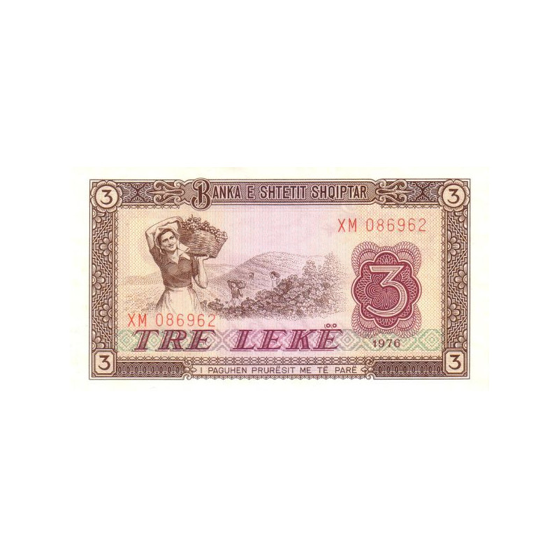 Albanien 3 Leke 1976 P-41