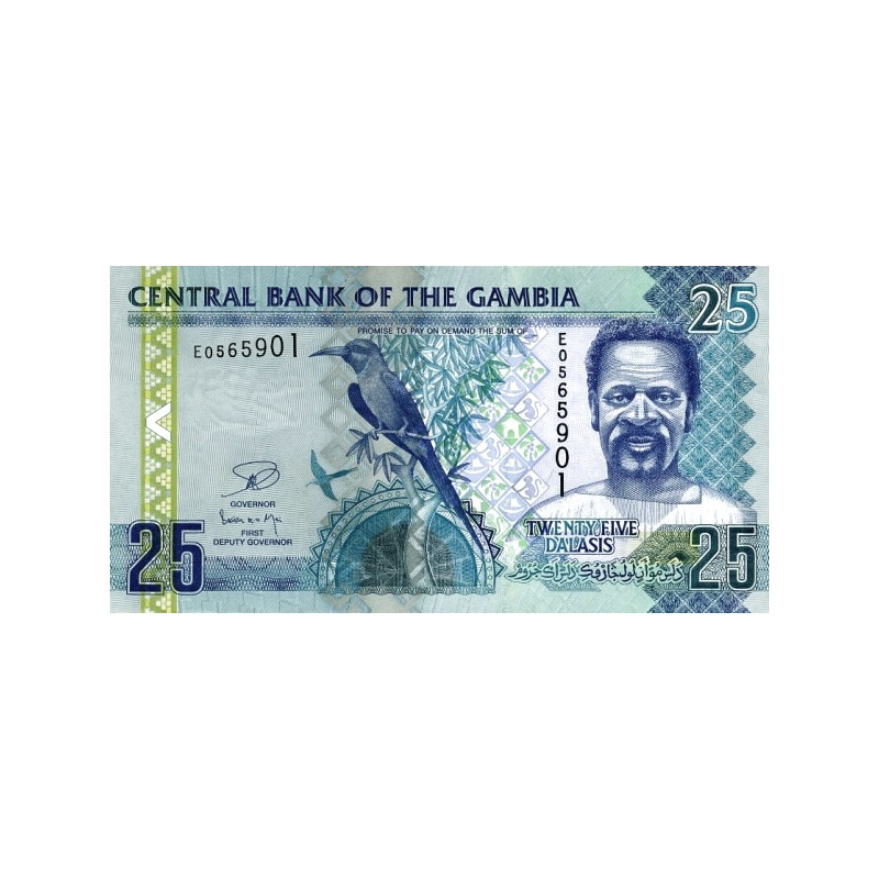 Gambia 25 Dalasis 2013 P-27c