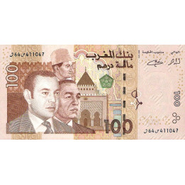 Morocco 100 Dirhams 2002 P-70