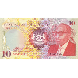 Lesotho 10 Maloti 1990 P-11