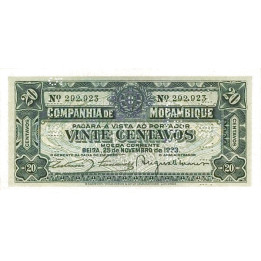 Mozambique 20 Centavos 1933 P-R29