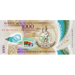 Vanuatu 1000 Vatu 2020 P-new