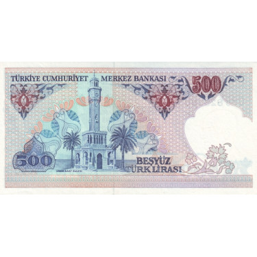 Turkey 500 Lira 1970 P-195