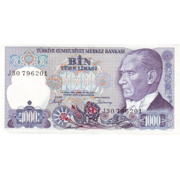 Turkiet 1000 Lira 1970 P-195