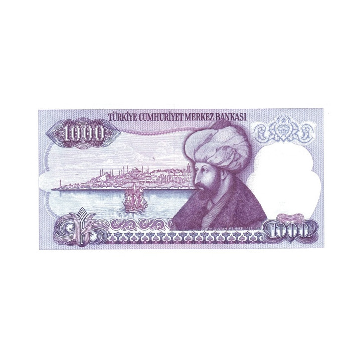 Turkey 1000 Lira 1970 P-195