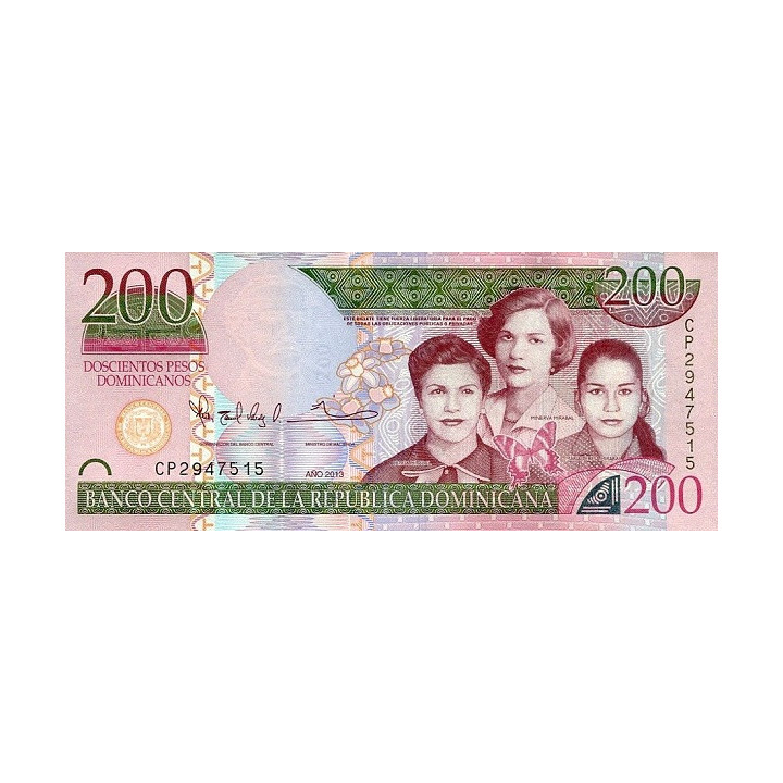 Dominican Republic 200 Pesos 2013 P-185