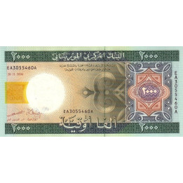 Mauritania 2000 Ouguiya 2004 P-14a