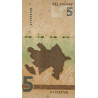 Azerbajdzjan 5 Manat 2020 P-new