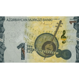 Azerbaijan 1 Manat 2020 P-new