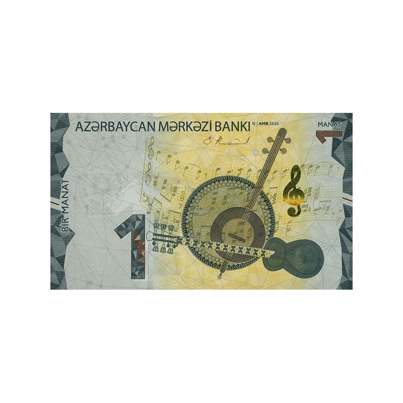 Azerbajdzjan 1 Manat 2020 P-new