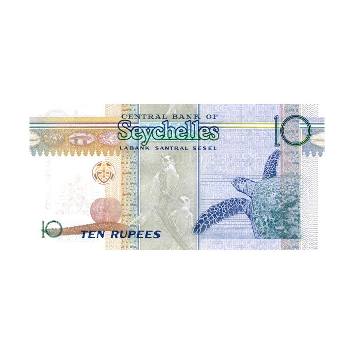 Seychellerna 10 Rupees 2013 P-46
