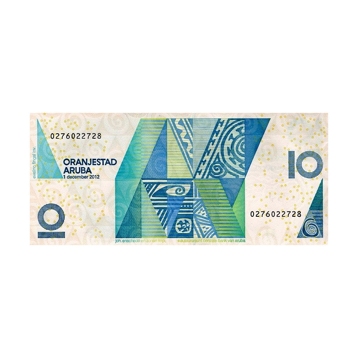 Aruba 10 Florin 2012 P-16c