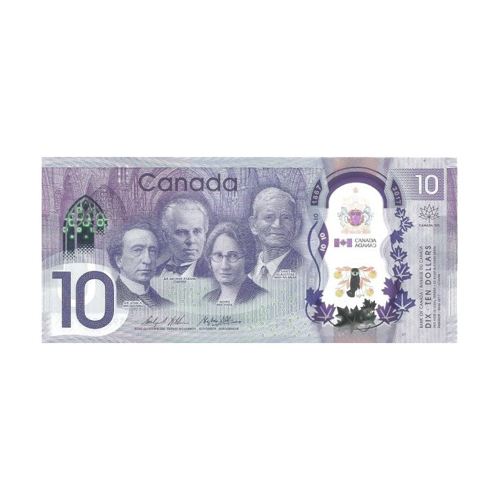 Canada 10 Dollars 2017 P-112