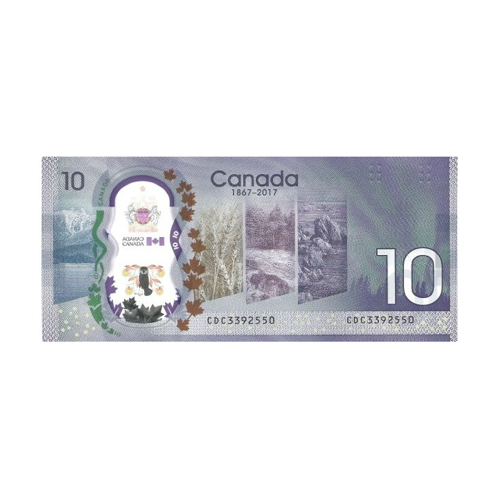 Canada 10 Dollars 2017 P-112