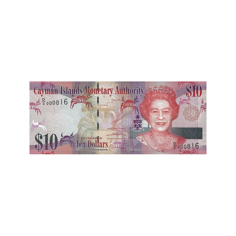 Kaymanöarna 10 Dollars 2014 P-40b