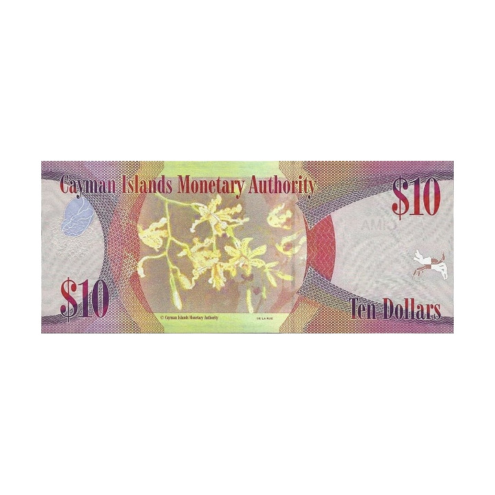 Cayman Islands 10 Dollars 2014 P-40b