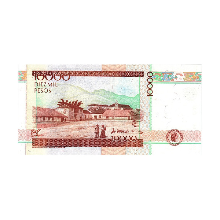 Colombia 10000 Pesos 2014 P-453