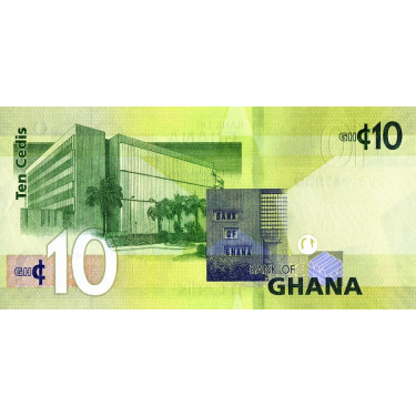 Ghana 10 Cedis 2019 P-47