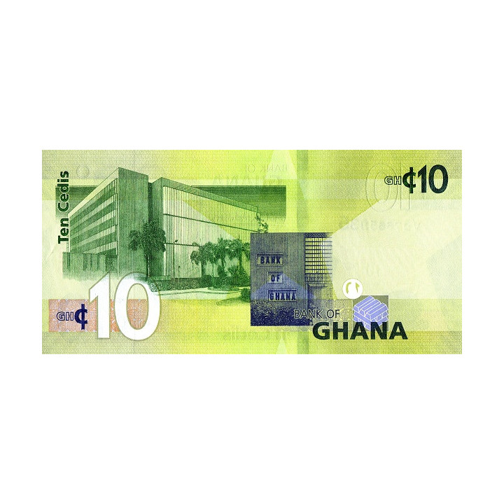 Ghana 10 Cedis 2019 P-47