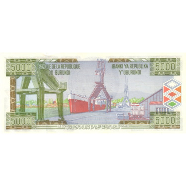 Burundi 5000 Francs 2003 P-42b