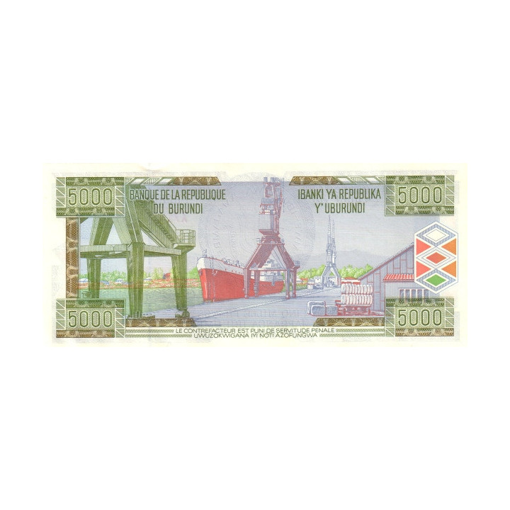 Burundi 5000 Francs 2003 P-42b