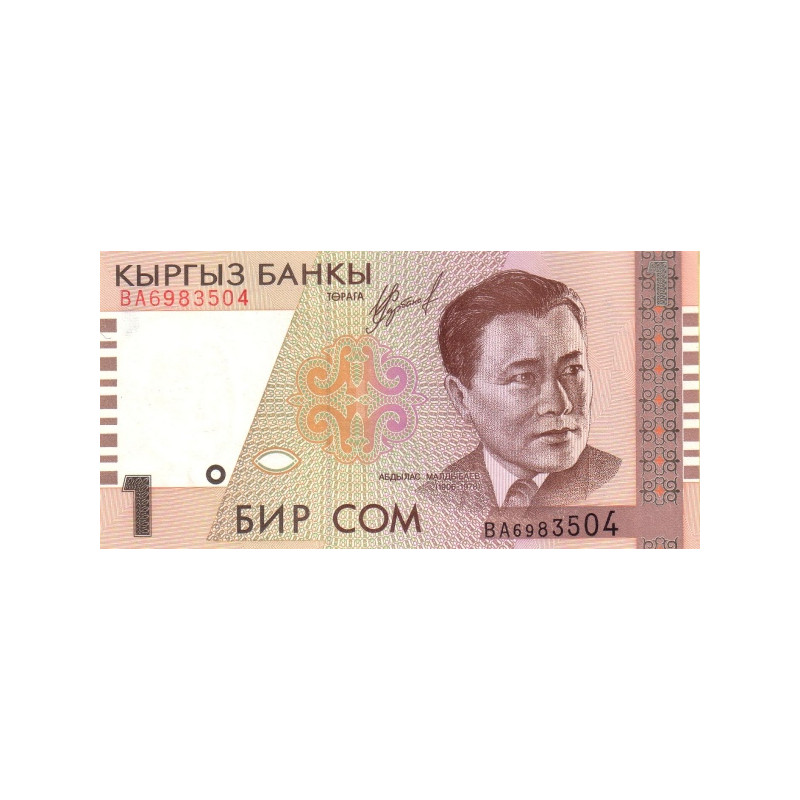 Kirgizistan 1 Som 1999 P-15