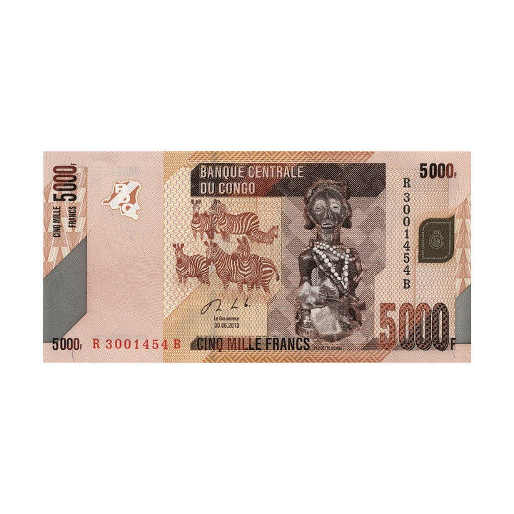 Congo 5000 Francs 2013 P-102b