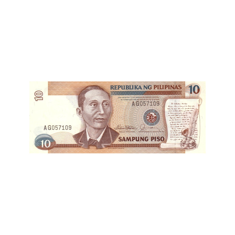 Filippinerna 10 Piso ND P-169a