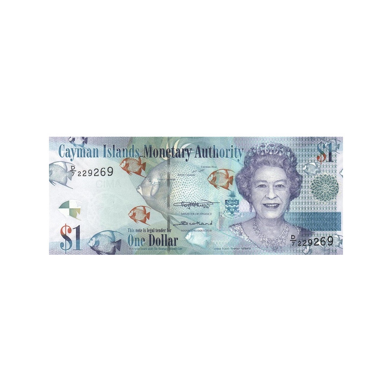 Cayman Islands 1 Dollar 2018