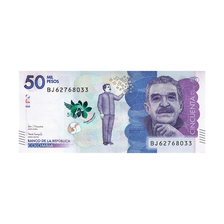 Colombia 50000 Pesos 2019 P-462f