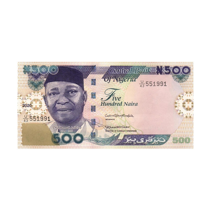 Nigeria 500 Naira 2020 P-30
