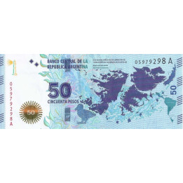 Argentina 50 Pesos 2015 P-362