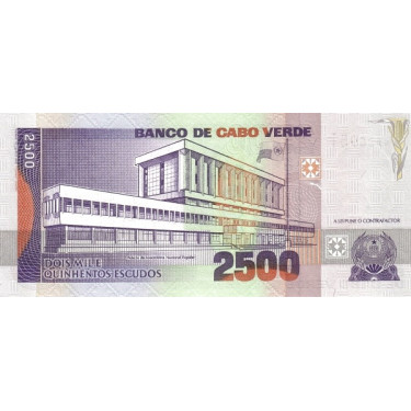 Cape Verde 2500 Escudos 1989 P-61