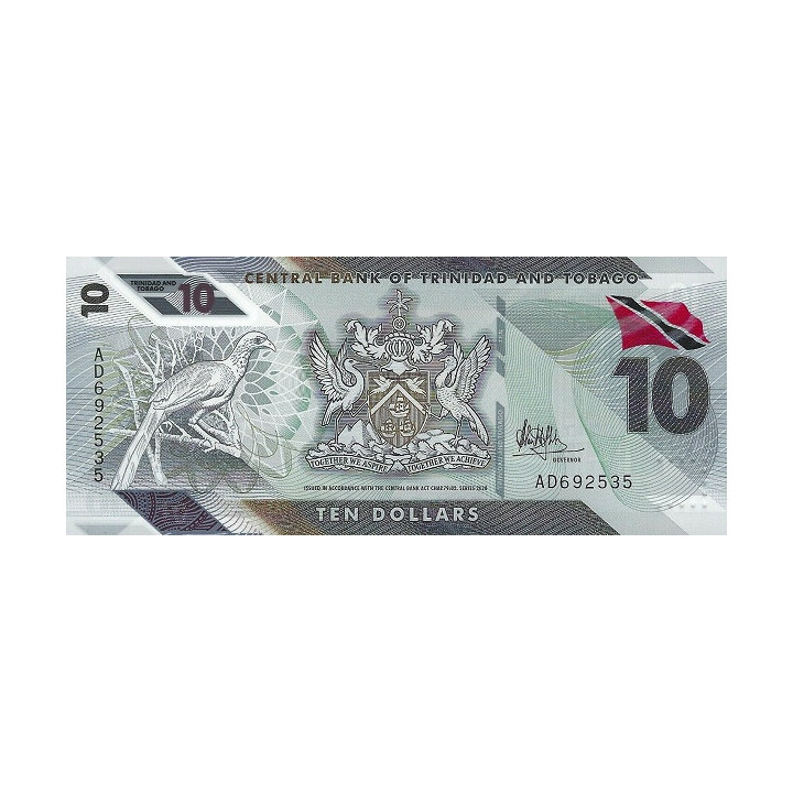 Trinidad and Tobago 10 Dollars 2020 P-new