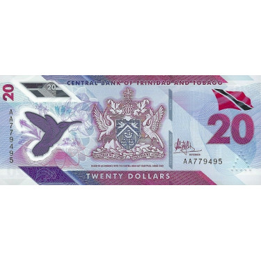Trinidad and Tobago 20 Dollars 2020 P-new