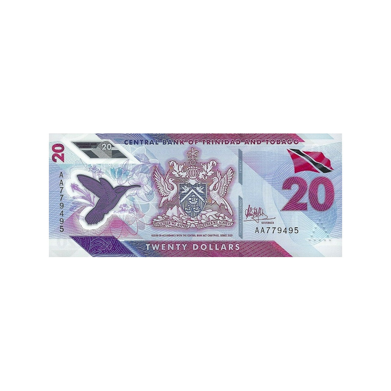 Trinidad and Tobago 20 Dollars 2020 P-new