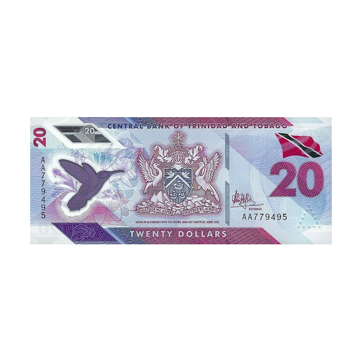 Trinidad and Tobago 20 Dollars 2020 P-new