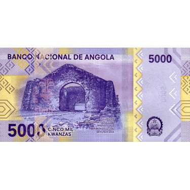 Angola 5000 Kwanzas 2020 P-new